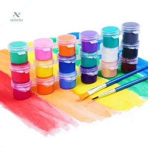 Peinture Acrylique 24 Couleurs Vives Kit Complet