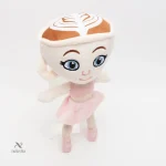 Peluche danseuse rose, un cadeau parfait pour les petites filles