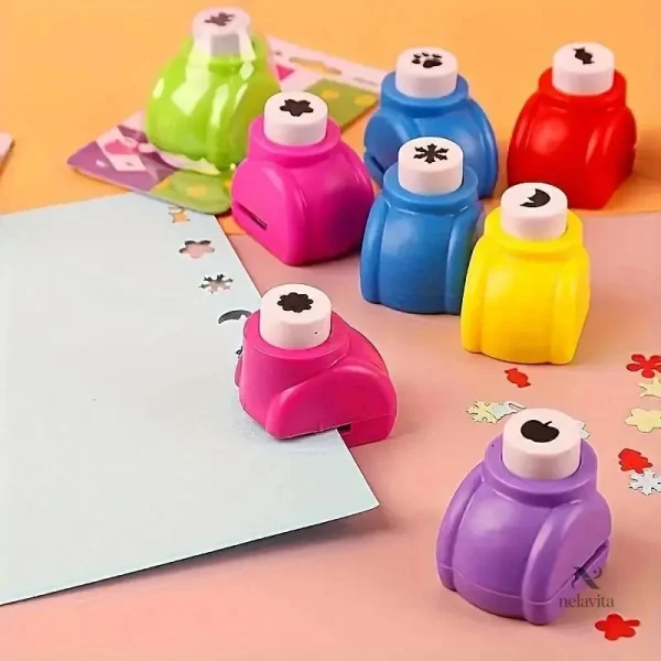 Punchs papier variés pour projets DIY et scrapbooking