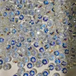 Perles Cristal Facettées Multicolores pour création de bijoux