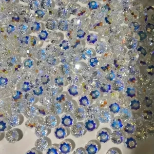 Perles Cristal Facettées Multicolores pour création de bijoux