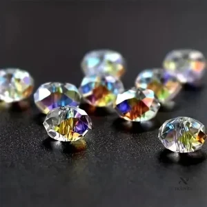 Perles Brillantes pour perlage et DIY en couleurs variées