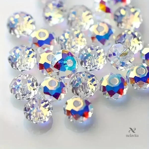 Perles scintillantes en cristal pour projets de perlage créatif