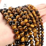Perles Oeil de Tigre en vrac pour créations de bijoux