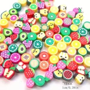 Perles Fimo Fruits Colorés – Lot de Perles Fantaisie
