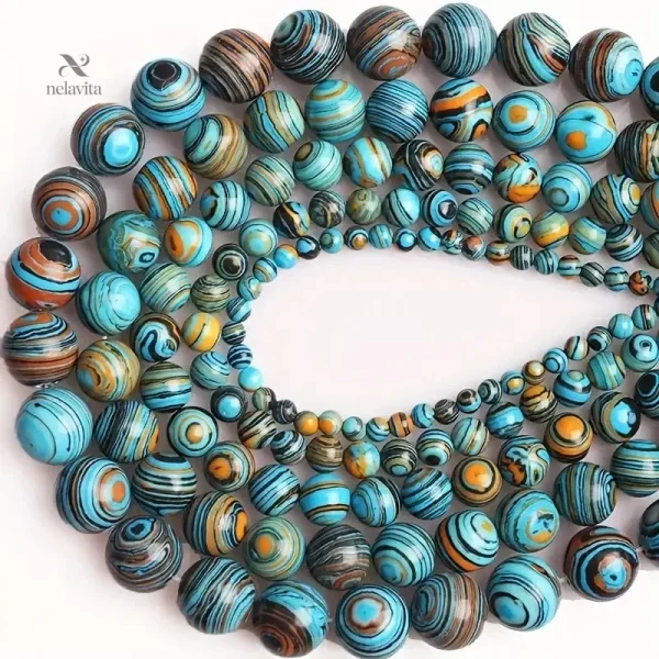 Perles en jaspe océan, matériau idéal pour bijoux