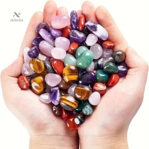 Pierres précieuses polies en vrac – Quartz, Améthyste, Aventurine et gemmes naturelles multicolores