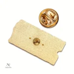 Pin's Blockbuster : broche ticket de cinéma vintage