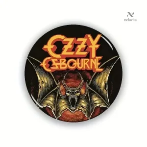 Pin's Ozzy Osbourne métal gothique pour fans de heavy metal