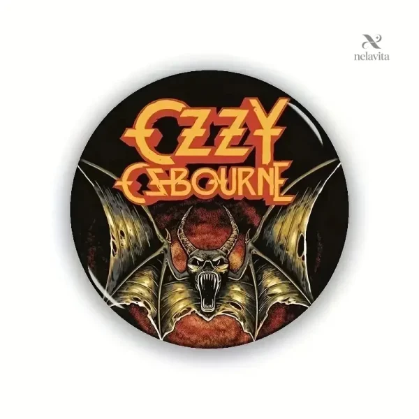 Pin's Ozzy Osbourne métal gothique pour fans de heavy metal