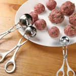 Pince pour façonner des boulettes de viande facilement