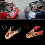 Démarrage de batterie auto avec pince crocodile