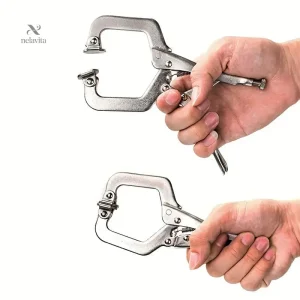 Pince étau de serrage en acier inoxydable pour menuiserie