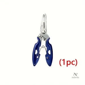 Pince multifonction de pêche en acier inoxydable – Coupe-fil, anneaux et hameçons