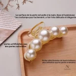 Accessoires de cheveux avec perles pour une touche glamour