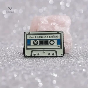 Pins cassette rétro Mix Tape – Broches vintage musique années 80/90