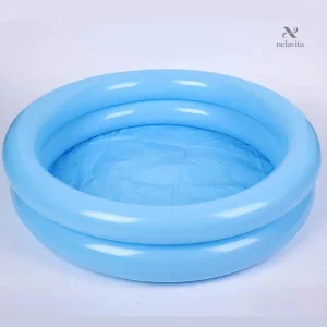 Piscine Gonflable Ronde pour Enfants Bassin d’Été Portable, Rose ou Bleu, Idéal Jardin & Terrasse