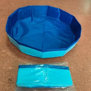 Piscine Pliable pour Chats et Petits Animaux Bassin d’Eau Portable Idéal pour Jouer et Se Rafraîchir