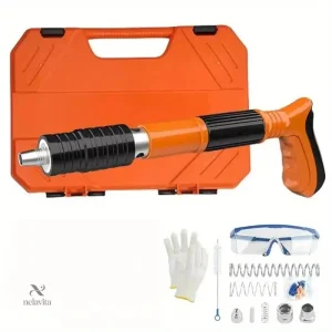 Pistolet de Clouage Électrique avec Coffret – Outil de Fixation Puissant pour Construction et Bricolage