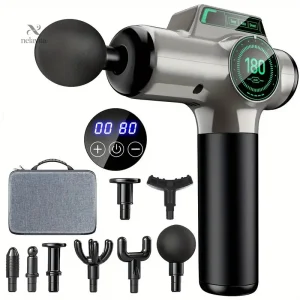 Pistolet de massage musculaire électrique – Appareil de récupération sportive anti-douleur et relaxation