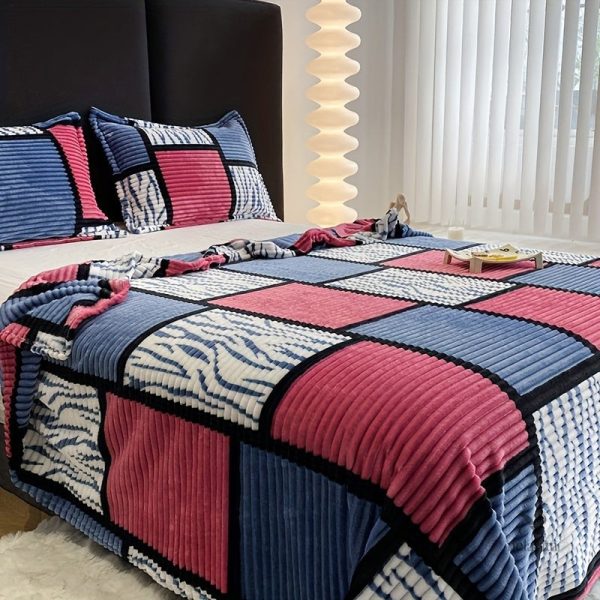 Plaid léger à motifs modernes pour la maison