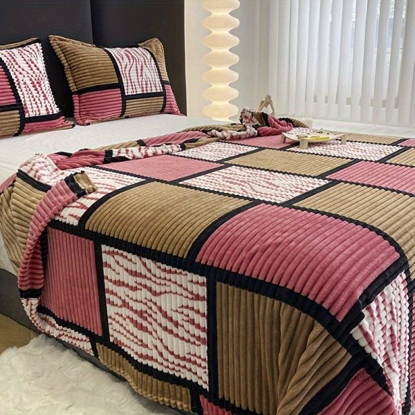 Plaid imprimé idéal pour les soirées cocooning