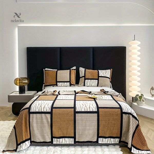 Plaid en tissu doux parfait pour le canapé