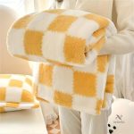Plaid doux et moelleux, parfait pour le canapé
