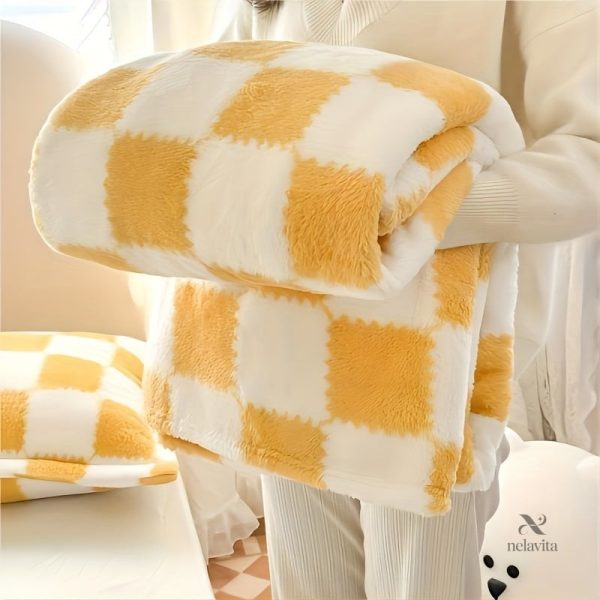 Plaid doux et moelleux, parfait pour le canapé