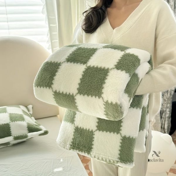 Plaid doux en velours, idéal pour se blottir