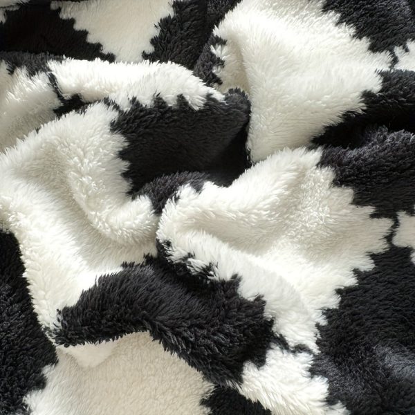 Plaid doux en velours, parfait pour les soirées cocooning