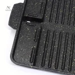 Plancha en fonte pour des repas savoureux en extérieur