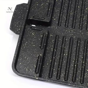 Plancha en fonte pour des repas savoureux en extérieur