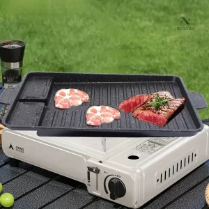 Plaque de cuisson idéale pour camping et pique-nique
