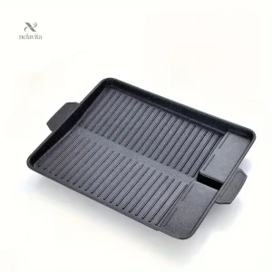 Grille portable antiadhésive pour repas en plein air