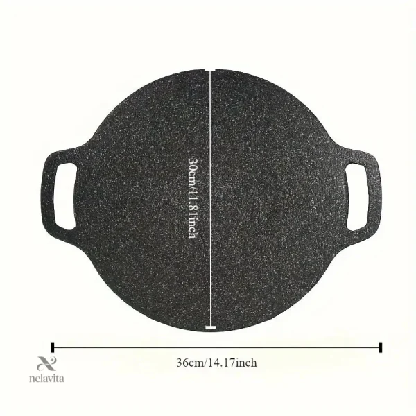 Plaque antiadhésive pour cuisson facile en voyage