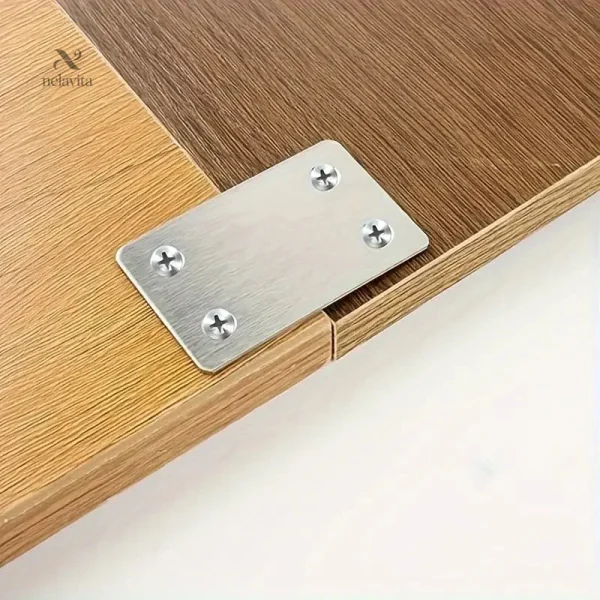 plaque-de-jonction-en-acier-inoxydable-avec-vis-renfort-e-hy9zk9-1 Plaque de jonction en acier inoxydable pour assemblage de meubles
