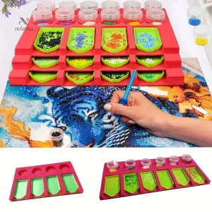 Rangement efficace avec bacs amovibles pour perles