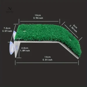 Plateforme Flottante pour Tortues – Rampe Antidérapante avec Ventouses pour Aquarium ou Terrarium