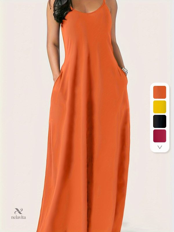 plus-size-basic-dress-womens-plus-plain-deep-v-neck-mediu-cfbjr5-1