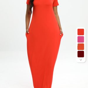 Robe Maxi T-shirt Plus Size Femme