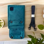 Porte-passeport bleu turquoise idéal pour les voyageurs