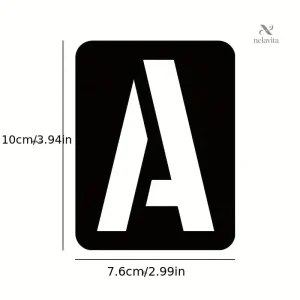 Pochoirs Alphabet et Chiffres pour Scrapbooking
