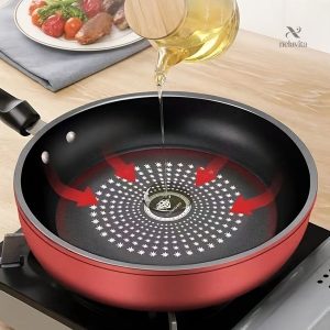 Poêle antiadhésive 24 cm tous feux pour cuisson polyvalente