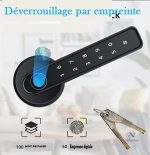Serrure électronique à clavier tactile pour accès facilité