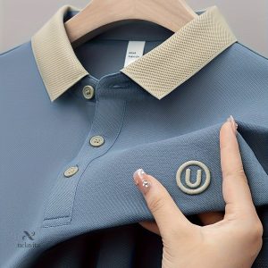 Polo à manches courtes - Col classique, élégants, légèrement extensible