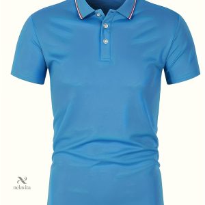 Polo classique - Couleur unie, style décontracté