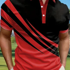Polo de Golf Homme Bicolore – Respirant, Léger et Stylé pour Parcours Été