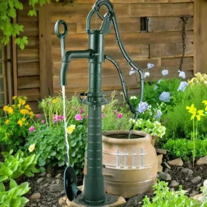 Pompe à Main Vintage pour Arrosage Extérieur