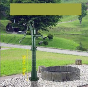Pompe à Puits Manuelle en Fonte pour Jardins